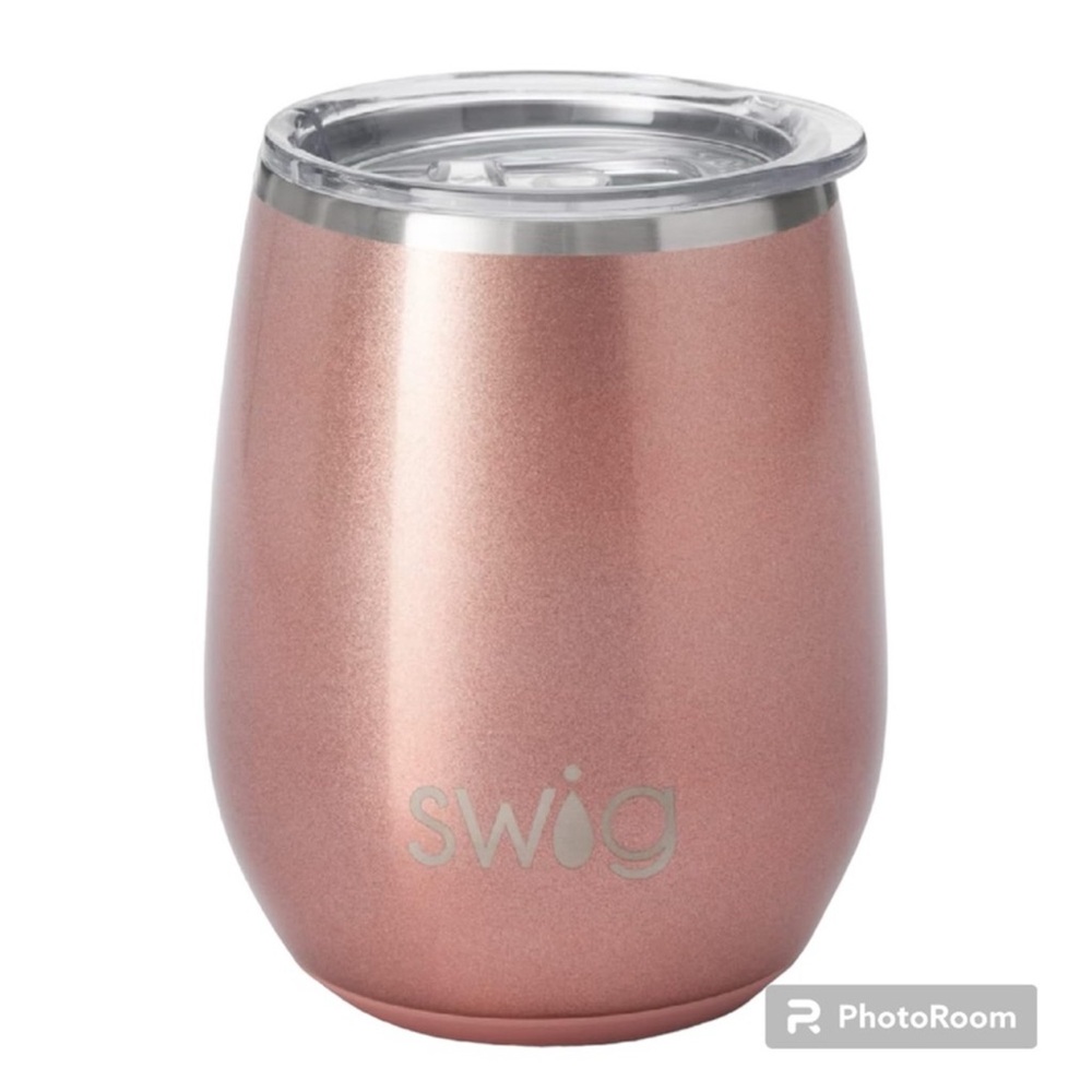 Swig Life 12oz Stainless Steel Stemless Cup - Rose Gold
